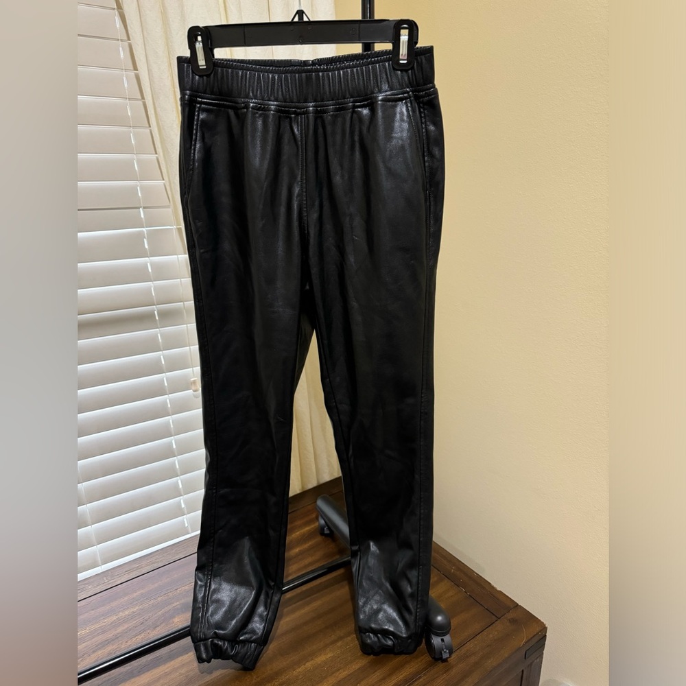 BB Dakota Faux Leather Joggers